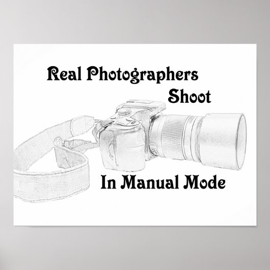 Real Fotografen Poster (Vorne)