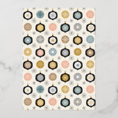 Real Fox Jingle & Mingle Corporate Holiday Party Folieneinladung (Rückseite)