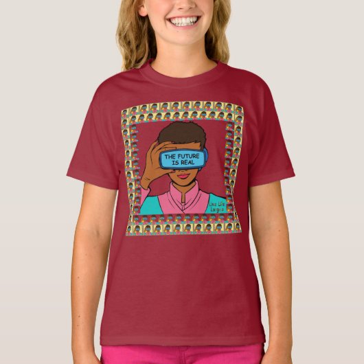 Real Future Kids lässige T-Shirts und T - Shirt (Vorderseite)