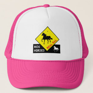 Real Gal Ride Pferde & Black Horses Party / Rodeo Truckerkappe