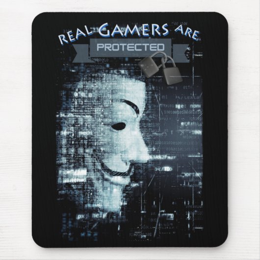 Real Gamers sind geschützt Mousepad (Vorne)