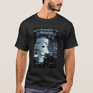 Real Gamers sind geschützt T-Shirt