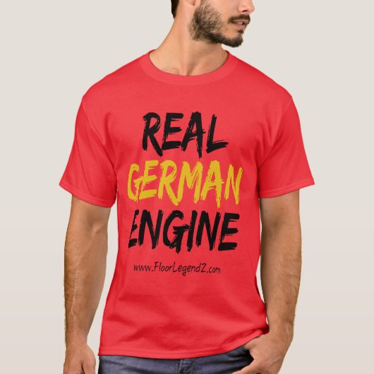 Real German Engine - World Tour T-Shirt (Vorderseite)