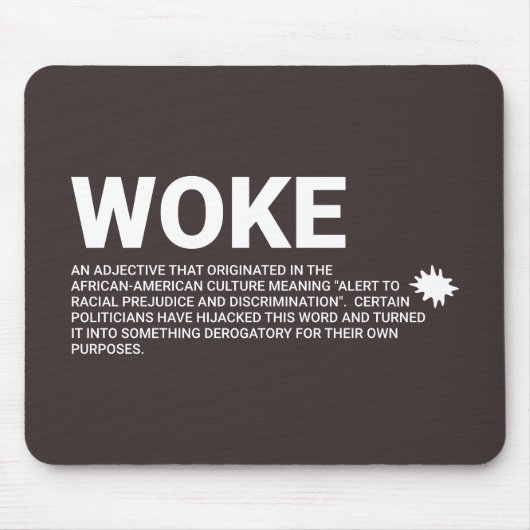 Real Geweckt Definition Mousepad (Vorne)