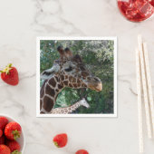 Real Giraffe Foto Paper Napkins Serviette (Beispiel)