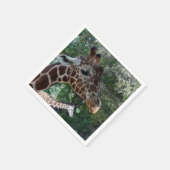 Real Giraffe Foto Paper Napkins Serviette (Ecke)