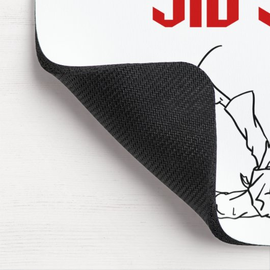 Real Girls Do Jiu Jitsu BJJ Jiujitsu Women Mousepad (Ecke)