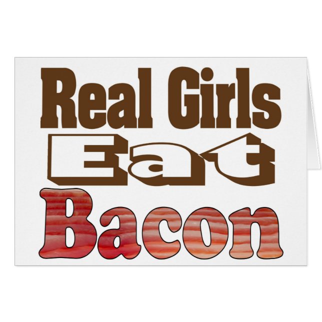 Real Girls Eat Bacon (Vorderseite (Horizontal))