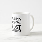 Real Girls Go Ghost Hunting Ghost Hunter Spooky Kaffeetasse (VorderseiteRechts)