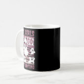 Real Girls Go Ghost Jagd Niedlich Ghost Halloween  Kaffeetasse (Vorderseite Links)