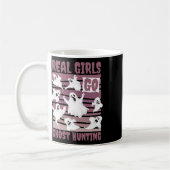 Real Girls Go Ghost Jagd Niedlich Ghost Halloween Kaffeetasse (Links)