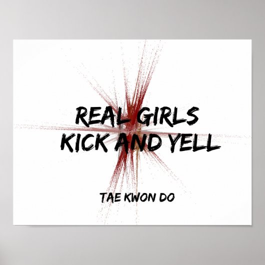 Real Girls Kick and Yell Poster (Vorne)