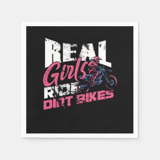 Real Girls Ride Dirt Bikes Motorrad Motocross Gi Serviette
