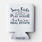 Real Girls Sell Real Estate Funny Agent Broker Dosenkühler (Rückseite)