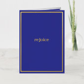 Real Gold Foil Custom Blue Folgekarte (Vorderseite)
