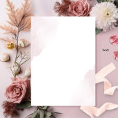 Real Gold Foil Elegante Dusty Rose Monogram Weddin Folieneinladung