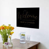 REAL Gold Foil Elegantes Engagement Willkommen Foliendrucke (Ablage(Küche))