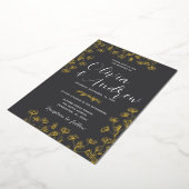Real Gold Foil Folieneinladung (Gedreht)