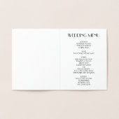 Real Gold Foil Folienkarte (Innenseite)