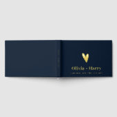 Real Gold Foil Herzlich willkommen im Goldenen Tes Gästebuch (Voll)