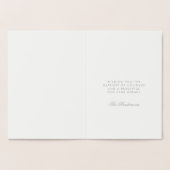 Real Gold Foil Hübsch Festive Happy Weihnachtskart Folienkarte (Innenseite)