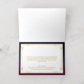 REAL Gold Foil Jesus ist die Geburtskarte des Verr (Innen Mitte)