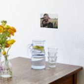 Real Gold | LIEBE HERZ | Kalligrafisches Foto Foliendrucke (Ablage(Küche))