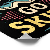 Real Grandmas Go Ski Oma Ski Poster (Ecke)