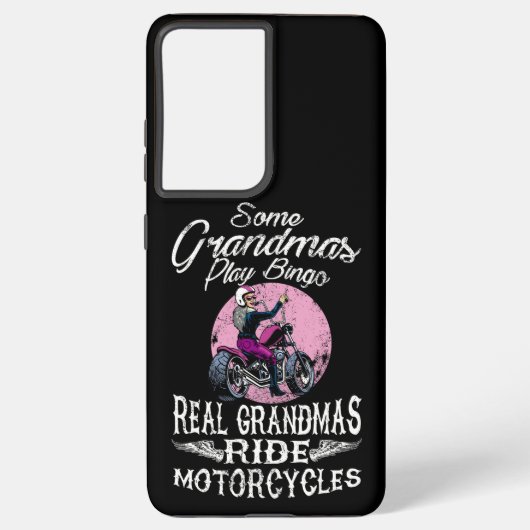 Real Grandmas Ride Motorräder Design Funny Gift Samsung Galaxy Hülle (Rückseite)