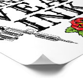 Real Grandmas Trak Tattoo Tattooed Großmutter Poster (Ecke)