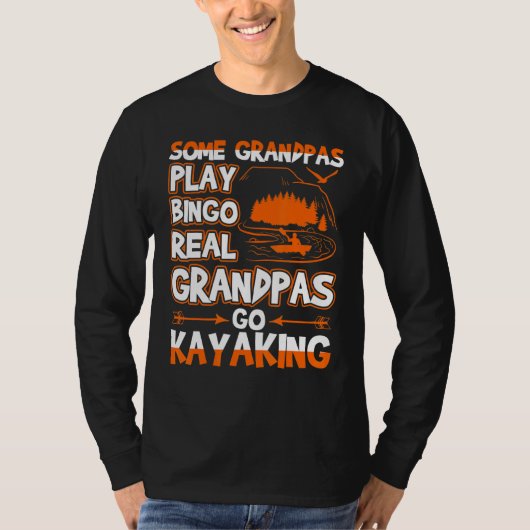 Real Grandpas Go Kayaking T-Shirt (Vorderseite)