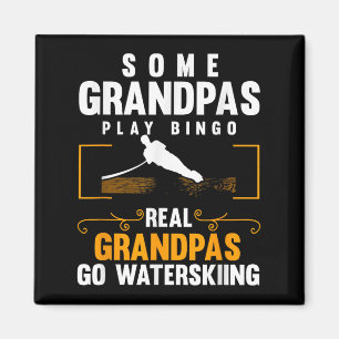 Real Grandpas Go Wasserski Rafting Rafting Magnet