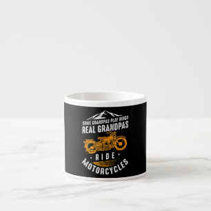 Real Grandpas Motorrad Geschenk für Biker Espressotasse