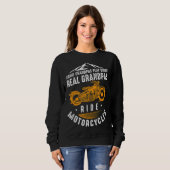 Real Grandpas Motorrad Geschenk für Biker Sweatshirt (Vorne ganz)