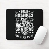 Real Grandpas Play Pool Mousepad (Mit Mouse)