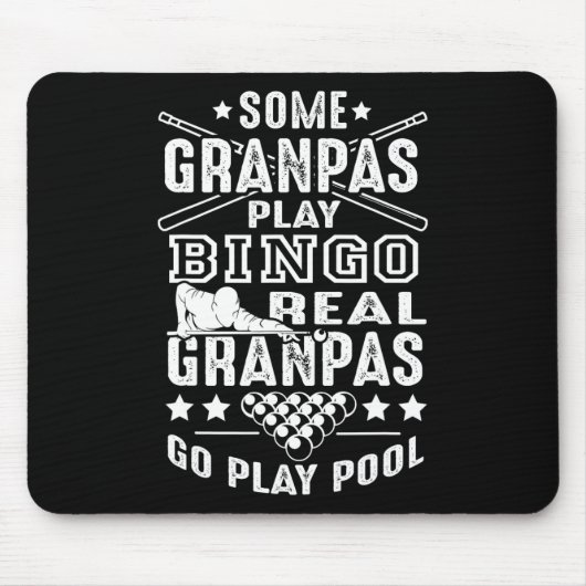 Real Grandpas Play Pool Mousepad (Vorne)