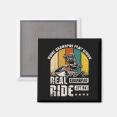 Real Grandpas Ride Jet Ski Magnet (Vorderseite/Rückseite)