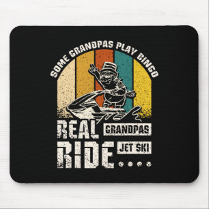 Real Grandpas Ride Jet Ski Mousepad