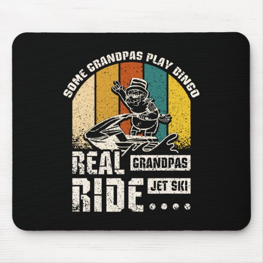 Real Grandpas Ride Jet Ski Mousepad (Vorne)