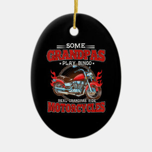 Real Grandpas Ride Motorräder Motorrad Lover Keramik Ornament