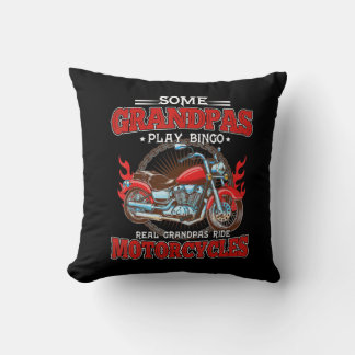 Real Grandpas Ride Motorräder Motorrad Lover Kissen