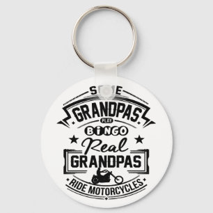 Real Grandpas Ride Motorräder Schlüsselanhänger
