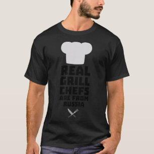 Real Grill Koch sind aus Russland, ein Tiergeburts T-Shirt