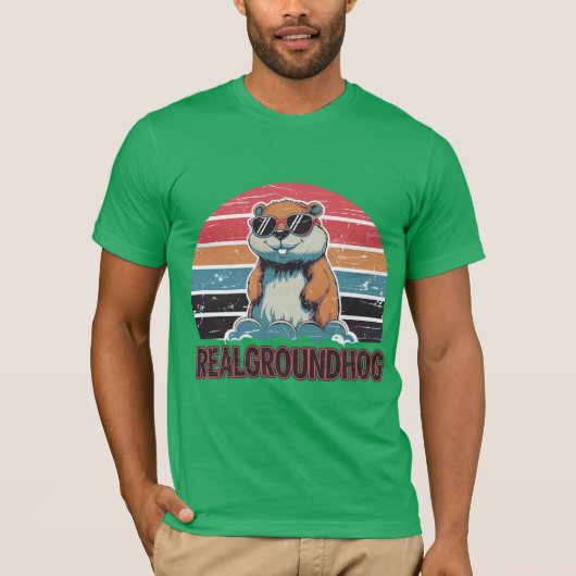 Real Groundhog T-Shirt (Vorderseite)