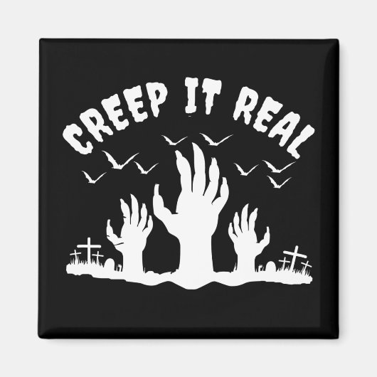 REAL HALLOWEEN GRAVEYARD COSTUME ERSTELLEN MAGNET (Vorne)
