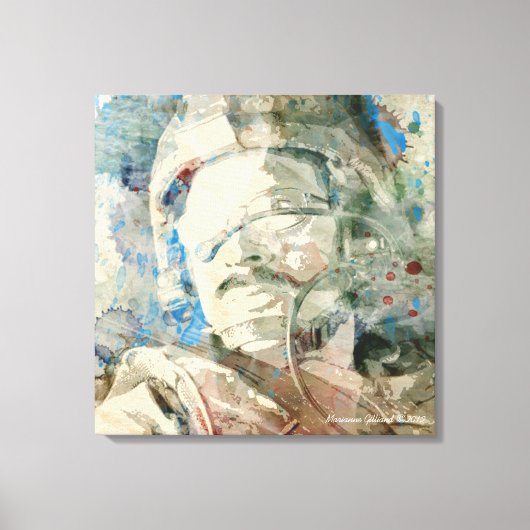 Real Hero Wrapped Canvas Leinwanddruck (Vorderseite)