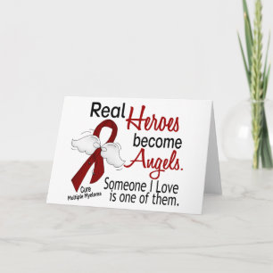 Real Heroes Become Angels Multiple Myeloma Karte
