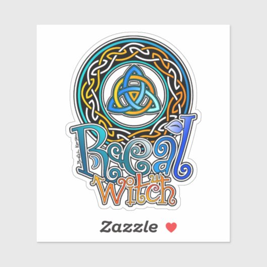 Real Hexe Aufkleber (Blatt)