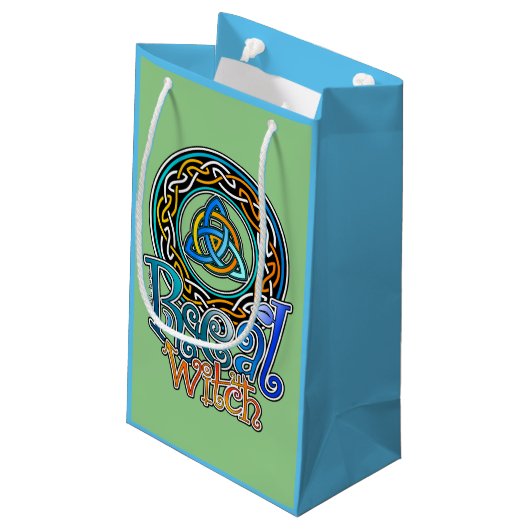 Real Hexe Kleine Geschenktüte (Rückseite Schrägansicht)