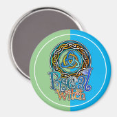 Real Hexe Magnet (Vorderseite/Rückseite)